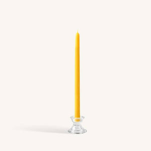 Yellow Beeswax Candles - 14  inch  - 4 Pack