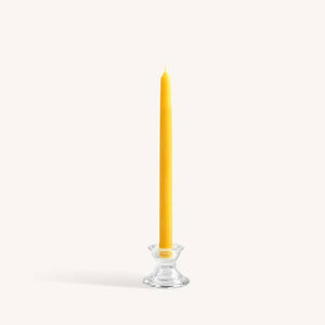 Yellow Beeswax Candles - 12 inch  - 4 Pack