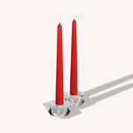 Load image into Gallery viewer, Cherry Red Taper Candles - 10 Inch - 4 Pack
