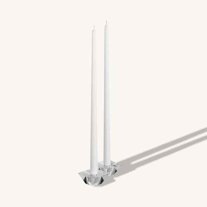 White Giant Taper Candles - 20 Inch - 8 Pack