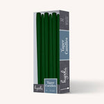 Load image into Gallery viewer, Hunter Green Taper Candles - 10 Inch - 12 Pack
