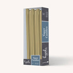 Load image into Gallery viewer, Metallic Cream Gold Taper Candles - 12 Inch - 12 Pack
