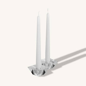 White Taper Candles - 10 Inch - 4 Pack