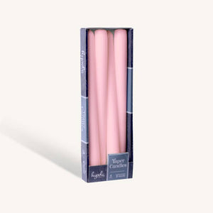 Light Pink Taper Candles - 10 Inch - 4 Pack