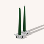 Load image into Gallery viewer, Hunter Green Taper Candles - 12 Inch - 4 Pack
