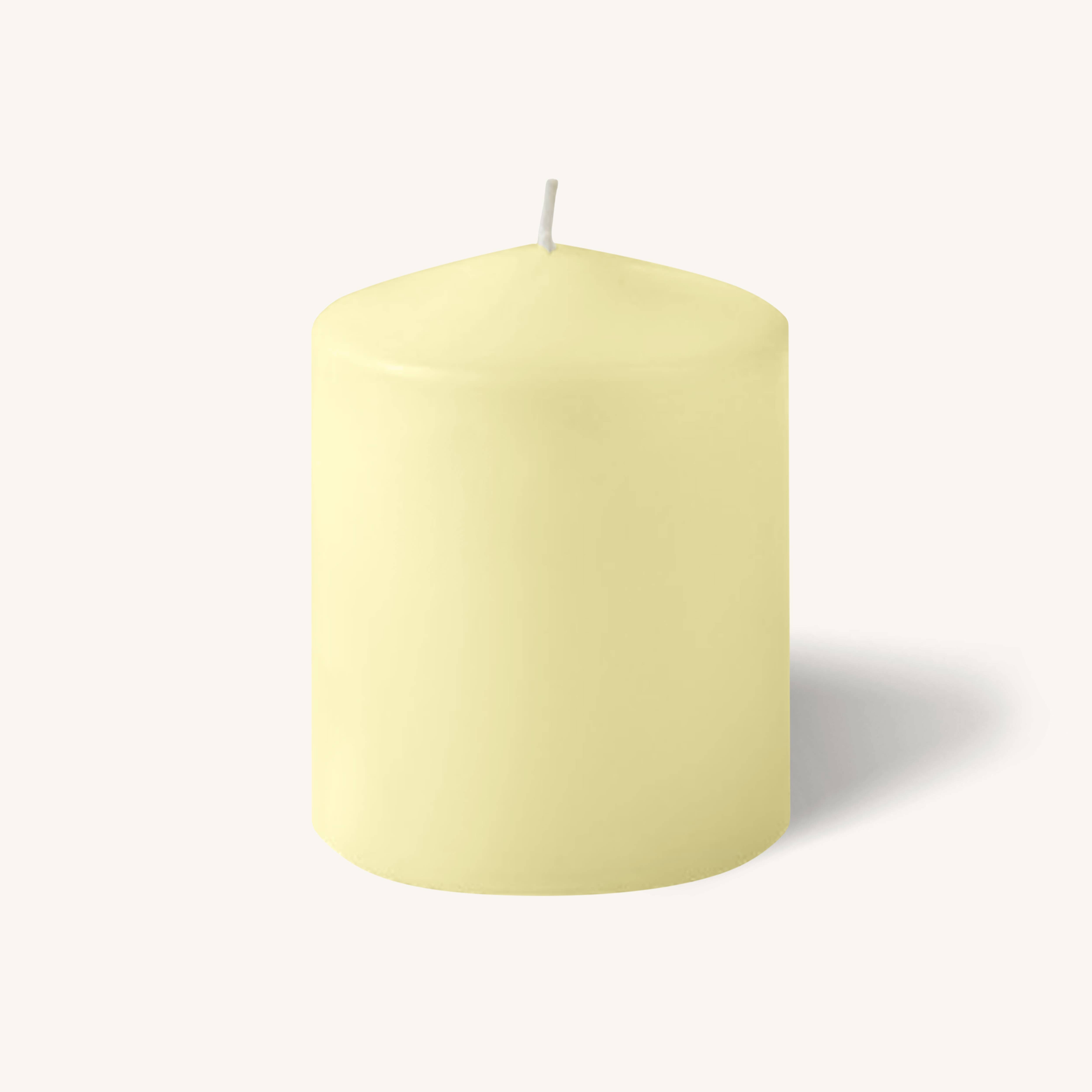 Ivory Pillar Candles - 3" x 4" - 6 Pack