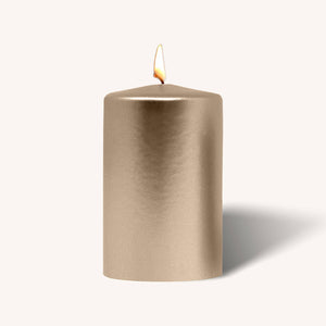 Metallic Copper Pillar Candle - 2.5 x 4" - 6 Pack