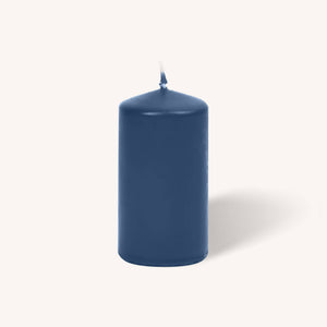 Midnight Blue Pillar Candles - 2" x 4" - 4 Pack