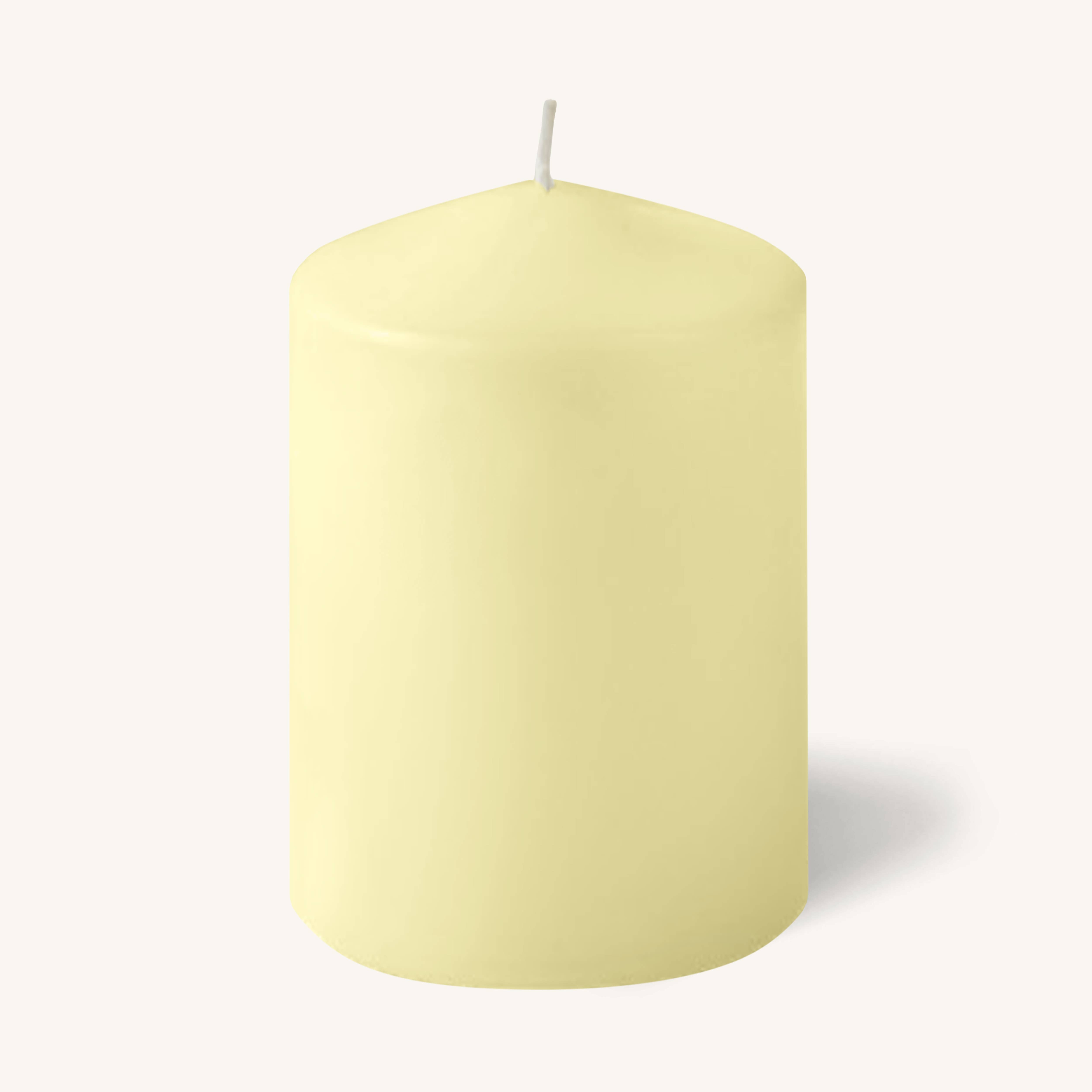 Ivory Pillar Candles - 4" x 8" - 2 Pack