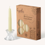 Load image into Gallery viewer, White Beeswax Candles - 5 Hours - 12 Pack
