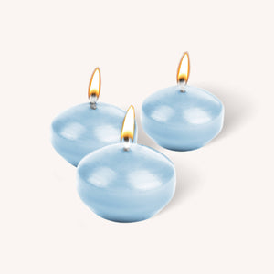 Floating Candles - Ice Blue - Medium - 20 Pack