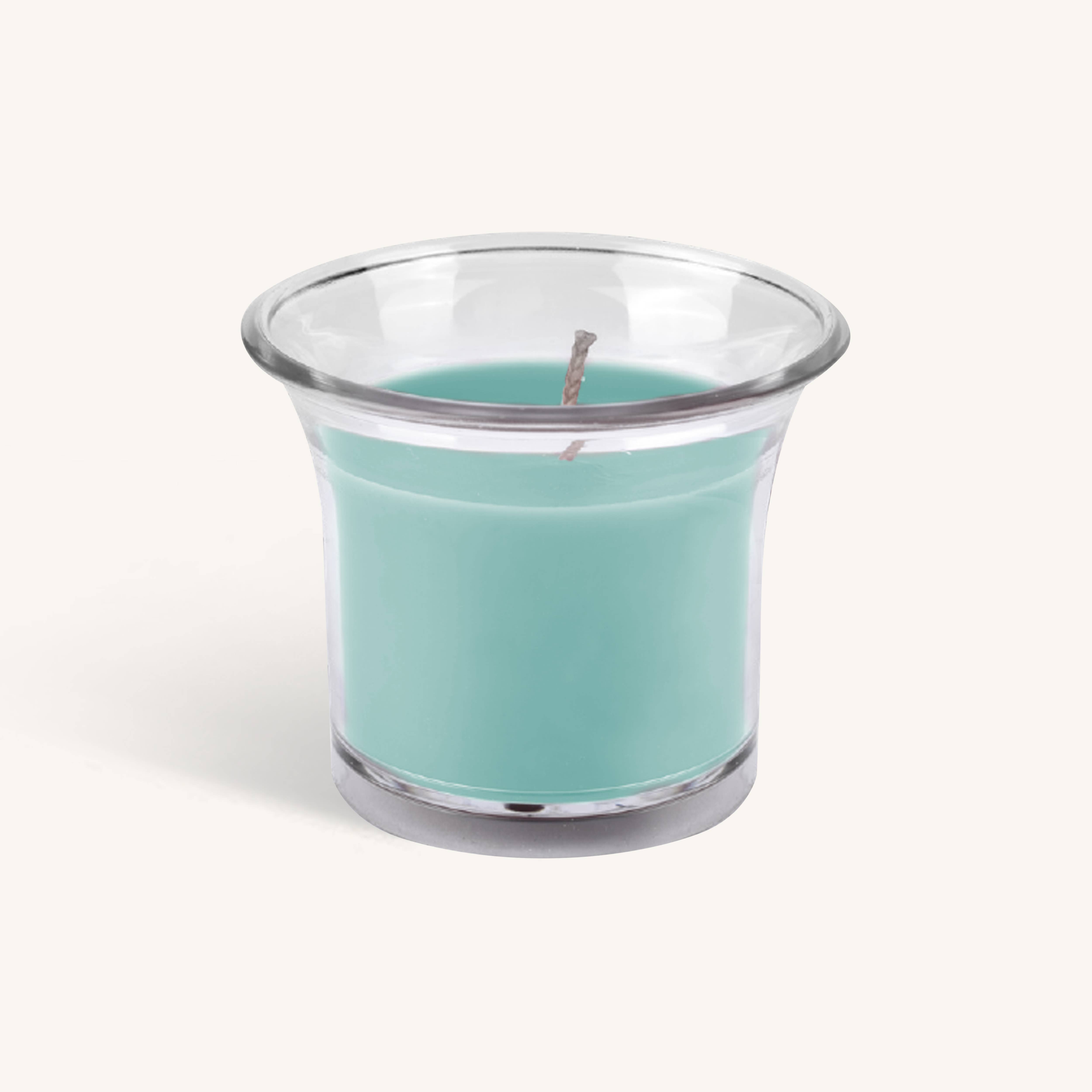 Scented Candles In Plastic Cups - Fresh Cotton - 12Hr - 4Pk