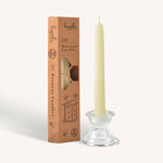 Load image into Gallery viewer, White Beeswax Candles - 8 inch - 4 Pack
