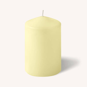 Ivory Pillar Candles - 3" x 5" - 6 Pack
