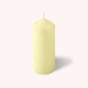 Ivory Pillar Candles - 2" x 6" - 4 Pack